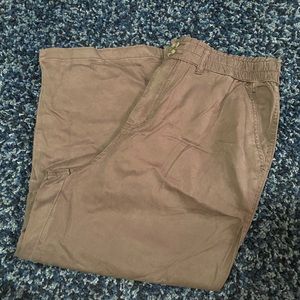 Gray- purple gauchos nwt and nwot